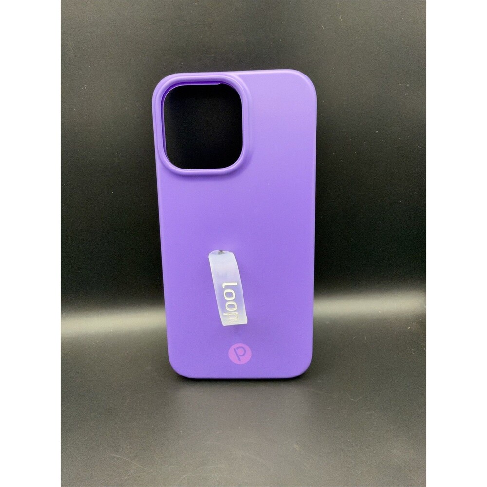 Loopy Case iPhone 14 Pro max Dark purple Clear loop BRAND NEW Bag Included
